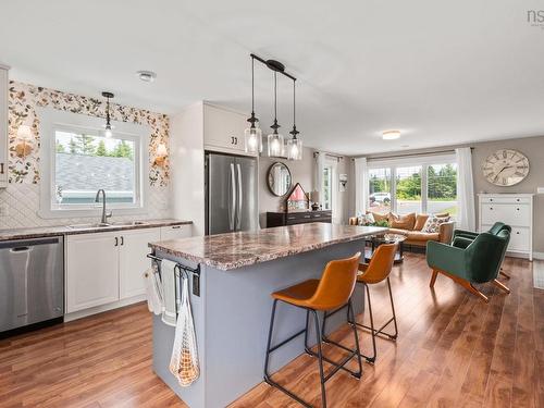 1241 Ketch Harbour Road, Ketch Harbour, NS - Indoor Photo Showing Kitchen With Double Sink With Upgraded Kitchen