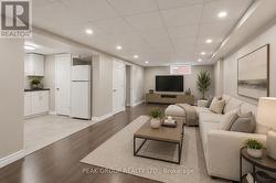 Virtually Staged lower level unit living area - 