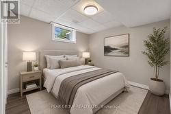 Virtually Staged Lower Unit bedroom - 
