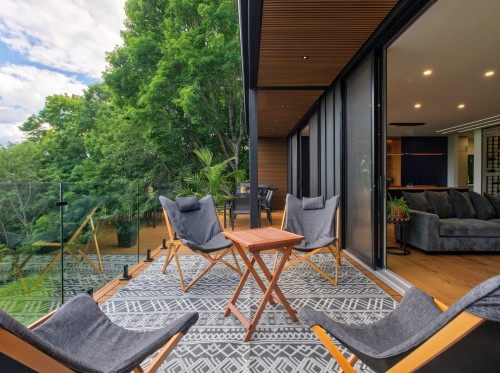 Balcon - 31 Rue Susan, Morin-Heights, QC - Outdoor With Deck Patio Veranda With Exterior