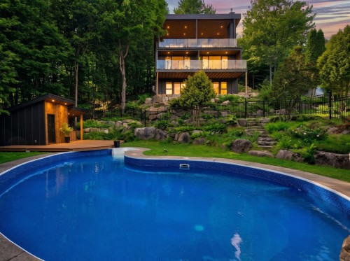 Face arrière - 31 Rue Susan, Morin-Heights, QC - Outdoor With In Ground Pool