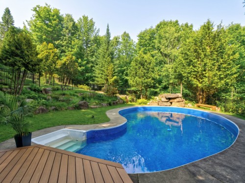 Piscine - 31 Rue Susan, Morin-Heights, QC - Outdoor With In Ground Pool With Backyard