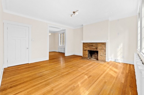 Salon - 3423 Av. Walkley, Montréal (Côte-Des-Neiges/Notre-Dame-De-Grâce), QC - Indoor Photo Showing Living Room With Fireplace