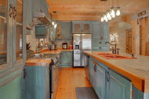 Cuisine - 128 Ch. Du Geai-Bleu, Duhamel, QC - Indoor Photo Showing Kitchen With Double Sink