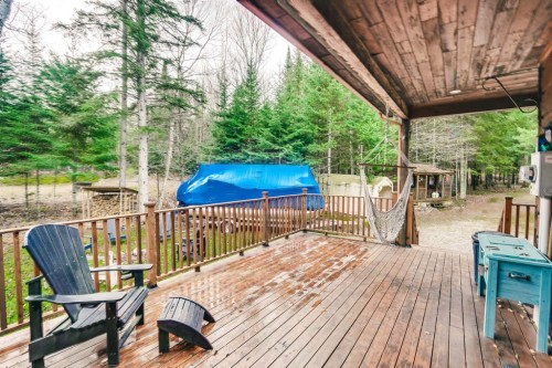 Terrasse - 128 Ch. Du Geai-Bleu, Duhamel, QC - Outdoor With Deck Patio Veranda With Exterior