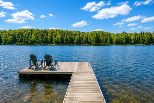 Bord de l'eau - 128 Ch. Du Geai-Bleu, Duhamel, QC - Outdoor With Body Of Water With View