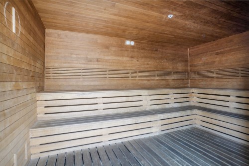 Sauna - 3603-1050 Rue Drummond, Montréal (Ville-Marie), QC - Indoor Photo Showing Other Room