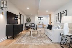 basement rec room with walk-up to yard - 