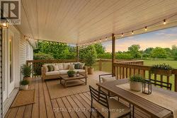Digitally staged covered deck for ideas - 