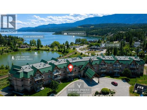 701 14A Crescent Unit# 213 I, Invermere, BC - Outdoor With Body Of Water With View
