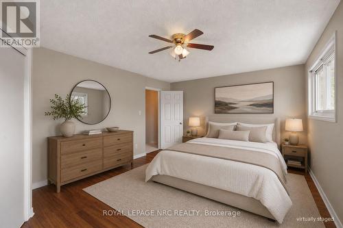 Primry bedroom - Virtualy Staged - 81 - 286 Cushman Road, St. Catharines (Carlton/Bunting), ON 
