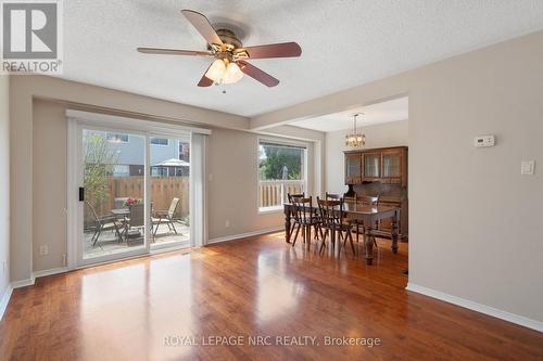 Bright living room/dining room with ceiing fan - 81 - 286 Cushman Road, St. Catharines (Carlton/Bunting), ON 