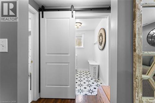Barn Doors to the Laundry Room - 43 Thorold Avenue, Thorold, ON 