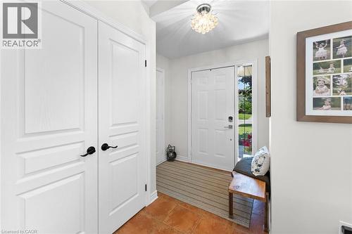 Front Entry with Garage Access and Large Closet - 43 Thorold Avenue, Thorold, ON 