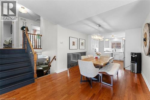 Dining Room Overlooking Lower Level Family Room - 43 Thorold Avenue, Thorold, ON 