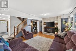 Living Room & Gas Fireplace - 
