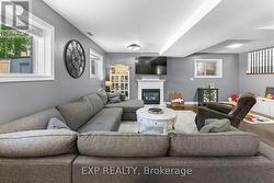 Family Room with Fireplace - 