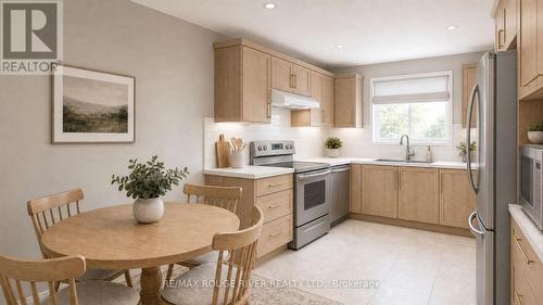 AI Rendering - Kitchen - 33 Pepper Tree Drive, Toronto, ON - Indoor