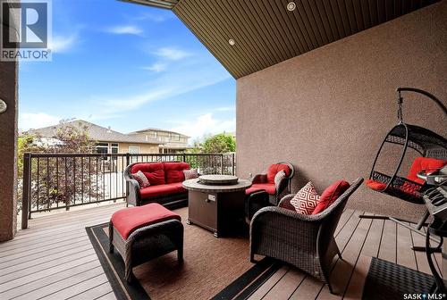 4127 Chuka Drive, Regina, SK - Outdoor With Deck Patio Veranda With Exterior