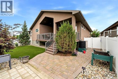 4127 Chuka Drive, Regina, SK - Outdoor With Deck Patio Veranda With Exterior