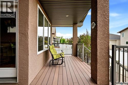 4127 Chuka Drive, Regina, SK - Outdoor With Deck Patio Veranda With Exterior