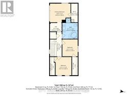 Upper level floor plan. - 
