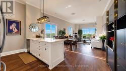 Hard surface countertops with white cabinets - 