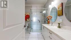 Ensuite with glass and tile shower - 