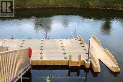 Kayak and canoe launch from the dock - 