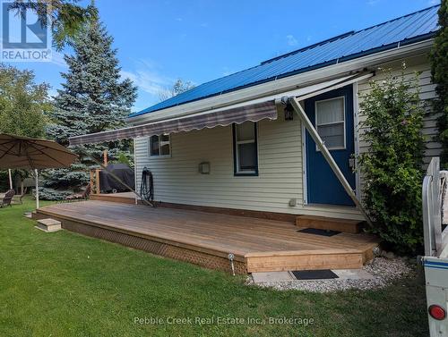 Side deck & Awning - 6 Park Road, Central Huron (Goderich), ON 