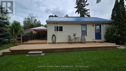Side with awning up. - 6 Park Road, Central Huron (Goderich), ON 