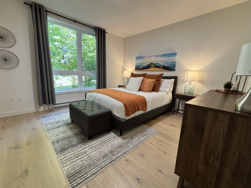 Chambre à coucher - 204-800 Rue De St-Jovite, Mont-Tremblant, QC - Indoor Photo Showing Bedroom
