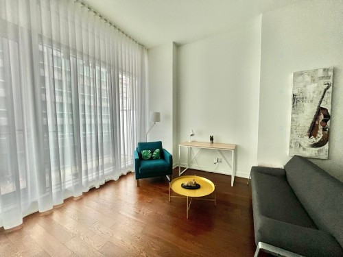 Living Room - 308-1155 Rue De La Montagne, Montréal (Ville-Marie), QC 