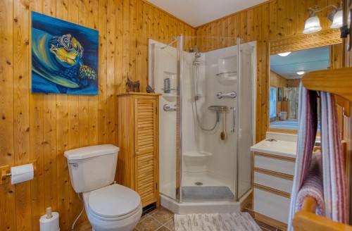 Salle de bains attenante à la CCP - 275 Ch. Du Mont-Loup-Garou, Sainte-Adèle, QC - Indoor Photo Showing Bathroom