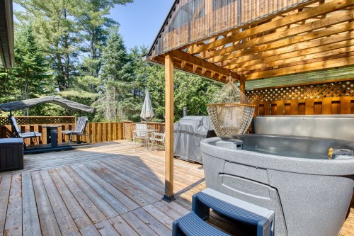 Spa - 275 Ch. Du Mont-Loup-Garou, Sainte-Adèle, QC - Outdoor With Deck Patio Veranda With Exterior