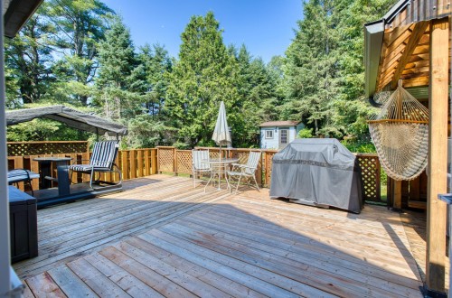 Terrasse - 275 Ch. Du Mont-Loup-Garou, Sainte-Adèle, QC - Outdoor With Deck Patio Veranda With Exterior