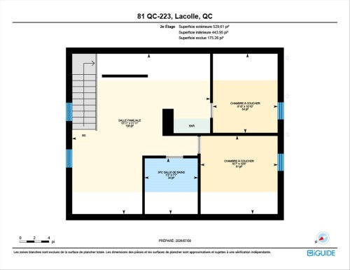 Plan (croquis) - 81Z Route 223, Lacolle, QC 