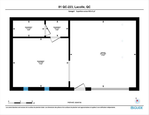 Plan (croquis) - 81Z Route 223, Lacolle, QC 