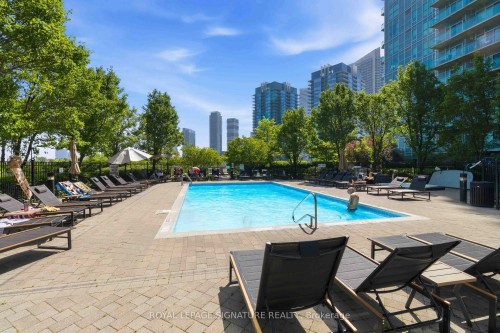 1812-185 Legion Road N, Toronto, ON - Outdoor With In Ground Pool