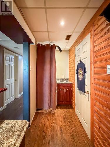 Basement recreation room with a wet bar - 100A Main Road, Lewin'S Cove, NL 