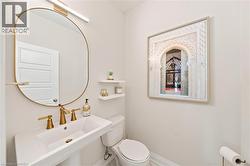 main floor powder room - 