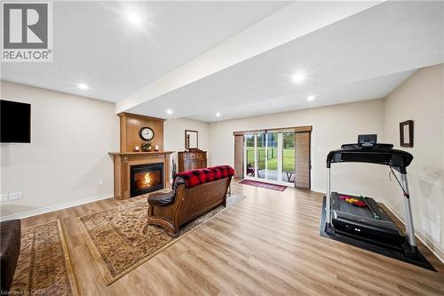 206 Meredith Way, Grey, ON - Indoor With Fireplace