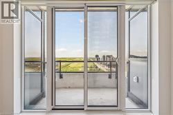 Patio doors to balcony with North West views - 