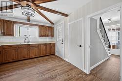 Access to basement, side porch/mudroom - 