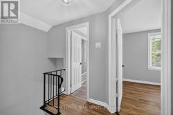 Modern railing to upstairs - 