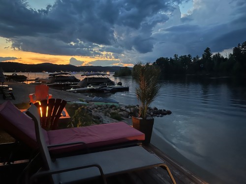 Bord de l'eau - 614 Ch. Du Tour-Du-Lac, Lac-Simon, QC - Outdoor With Body Of Water With View