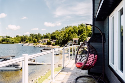 Balcon - 614 Ch. Du Tour-Du-Lac, Lac-Simon, QC - Outdoor With Body Of Water With View