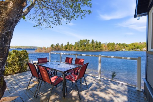 Terrasse - 614 Ch. Du Tour-Du-Lac, Lac-Simon, QC - Outdoor With Body Of Water With View