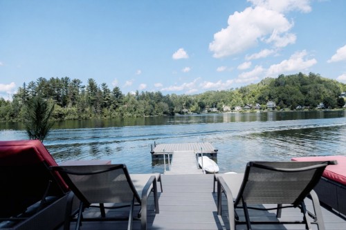 Bord de l'eau - 614 Ch. Du Tour-Du-Lac, Lac-Simon, QC - Outdoor With Body Of Water With View