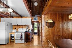 Kitchen and entrance from The Back of Cottage - 